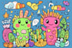 draw cute doodle and doodle art ilustration for any purpose