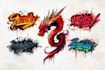 create graffiti art design for your logo or word
