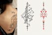design tattoo with arabic and persian calligraphy