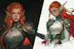 do character art, dnd, and game art