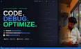 write, debug, and optimize python, c, js, react and other language scripts