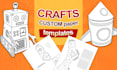 design custom paper templates for fun crafts and DIY projects