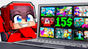 design minecraft thumbnail in 8h
