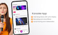 develop a karaoke app for singing, sharing and discovering songs