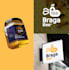 unique eye catching honey bee logo label design