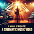create a cinematic music video