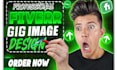 create clickable fiverr gig image thumbnail, gig covers and gig picture