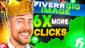 create clickable fiverr gig image thumbnail, gig covers and gig picture