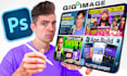 create clickable fiverr gig image thumbnail, gig covers and gig picture