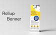 design professional rollup banner for events or exhibitions