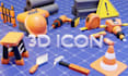 create custom 3d icons and illustrations for websites, apps