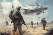 draw military themed illustrations