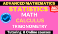help in advance math statistics calculus algebra