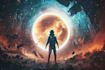 create a unique sci fi book cover