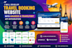 develop travel booking website with amadeus and travelport API integration