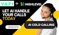 set up inbound and outbound calls using make with vapi and gohighlevel