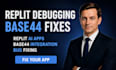fix replit ai app replit debugging base44 app integration