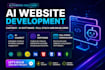 do ai web app, ai software, ai website development as full stack web developer