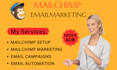 send bulk emails for mailchimp email marketing, cold mass emails and campaign