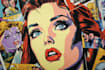 draw in pop art and comics style