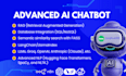 build advanced ai chatbot, n8n, rag, python, whatsapp, slack, discord, telegram