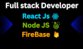 make web app using react js, node js and google firebase