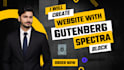 create a modern wordpress website with gutenberg, spectra, or kadence blocks