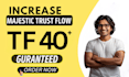 increase majestic trust flow tf 40 with SEO backlinks