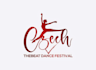do professional dance festival logo design