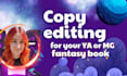 edit your young adult scifi or fantasy book