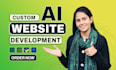 do ai website development, business website, ai chatbot as full stack developer