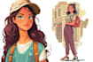 design character vector illustrations for comercial use