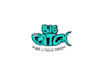 design unique big catch poke logo