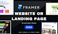 design high converting framer websites that stand out