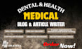 write dental research, case study, systematic review and articles