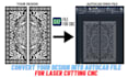 design complex cnc and laser cut panels in autocad