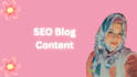 write SEO blog posts and articles as your content writer