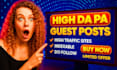 provide premium do follow guest post backlinks sites