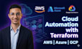 automate you cloud infra on azure, AWS, gcp cloud infra with terraform devops