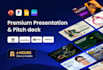 do business powerpoint presentation or pitch deck design