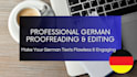 proofread and edit your german texts