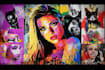 create graffiti pop art canvas designs and murals