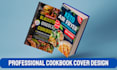 create professional KDP cookbook cover design