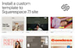 install a custom template on your squarespace 71 site
