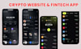 develop fully web3 app, crypto website, nft website with blockchain integration