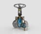 do 2d 3d cad valve drawing and rendering