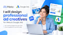 design high converting meta and google ads