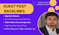 do high da SEO guest post backlinks, premium guest post service