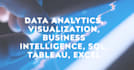 do data analytics, visualization, business intelligence, sql, tableau, excel