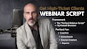 craft your high converting webinar script in 21 days